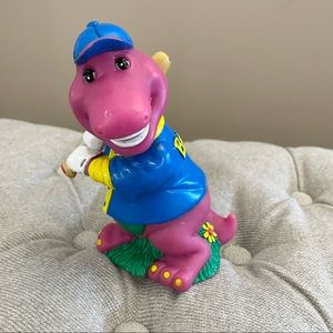 1992 Barney Baseball Player bank